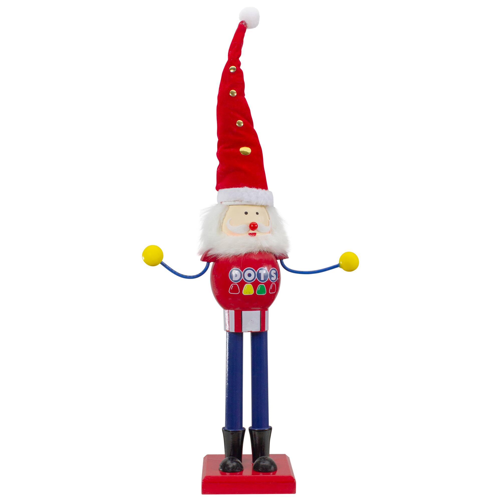 16.75" Red & Blue Dots Christmas Nutcracker Figurine